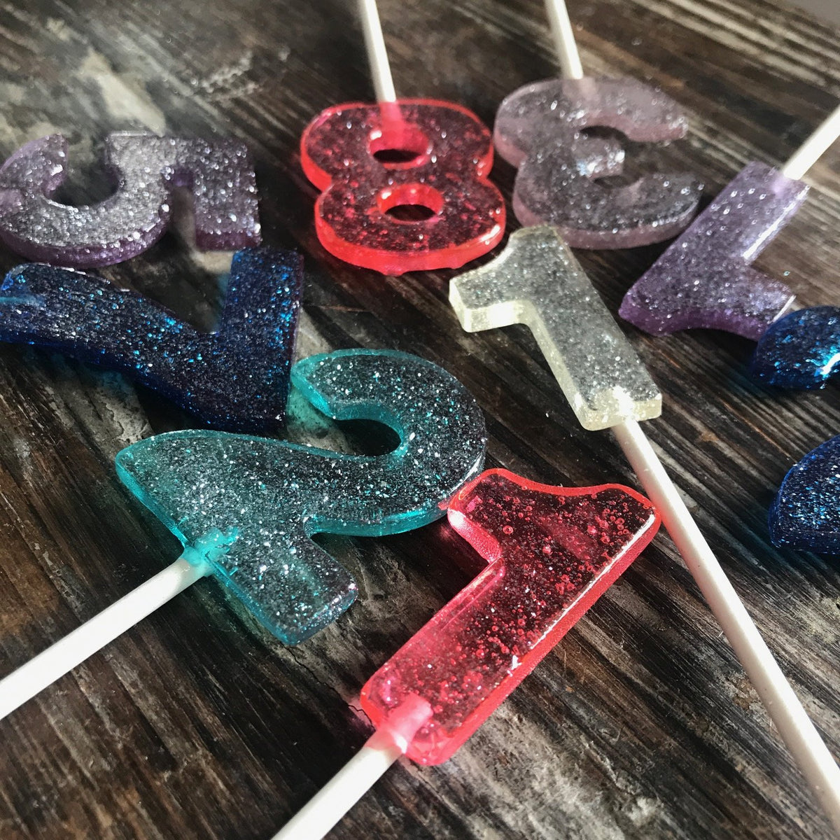 Custom Candy Number Lollipop Cake Toppers – Sugar Art Supply