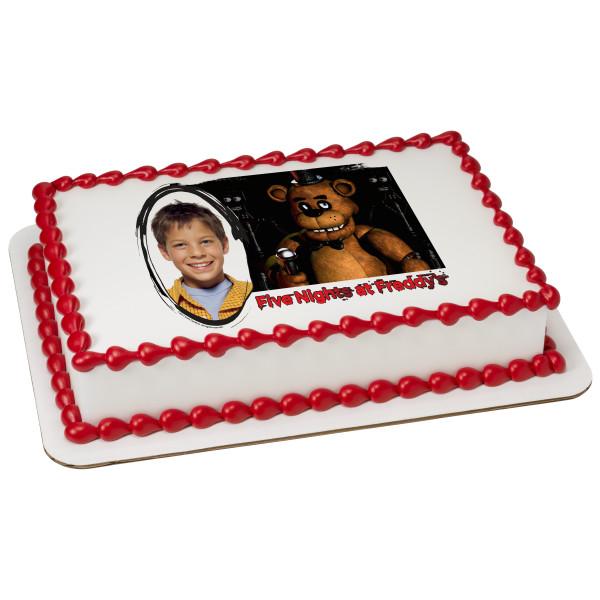 FNaF Five nights at Freddy's Edible Cake Image Cake Topper – Cakes