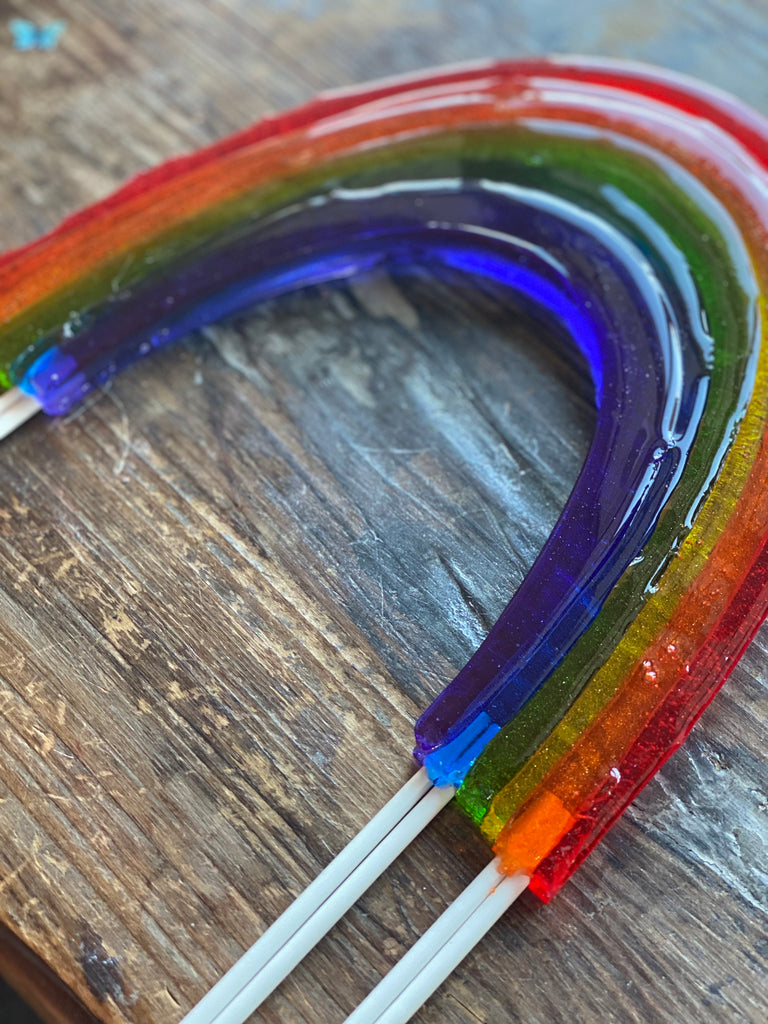 Sugar Art Hard Candy Rainbow Cake Topper – Sugar Art Supply