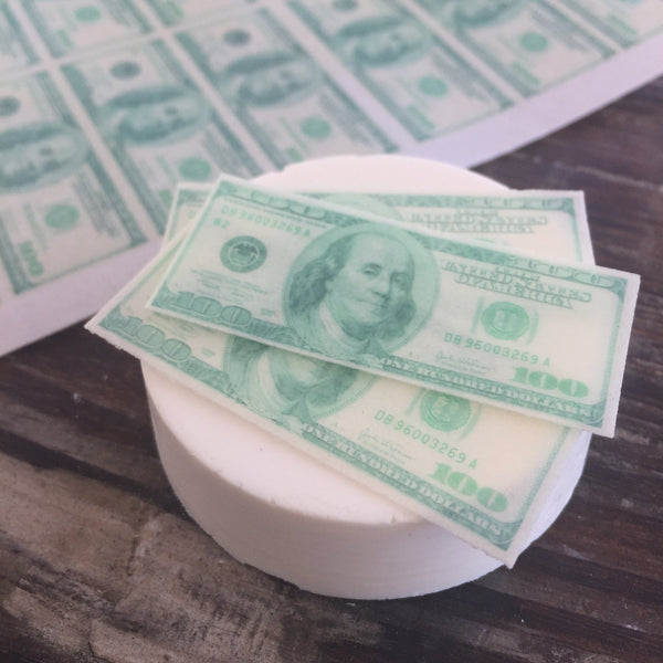 Mini Edible $100 Bill Money Drink Rim Details – Signature Drink Lab