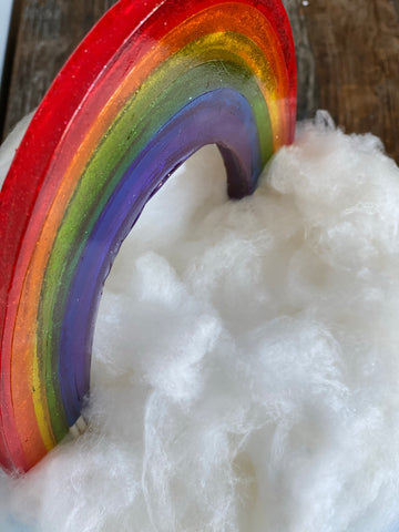 Boho Rainbow Cake Topper – Dear Heart Signs