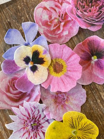 Edible Wafer Paper Flowers - The Peppermill